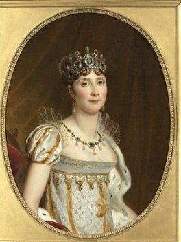 Joséphine de Beauharnais, Impératrice des Français, en costume impérial. (détail du grand portrait officiel)
