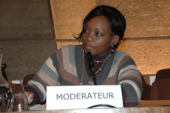 Eugenie Diecky, modratrice du 1er forum du Rapec