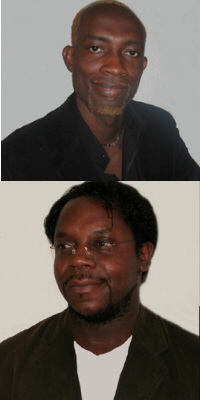 De haut en bas: Romaric Atchourou et Olivier Enogo les auteurs de l'enqute
