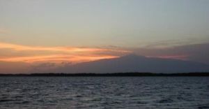 Une vue du fleuve Wouri