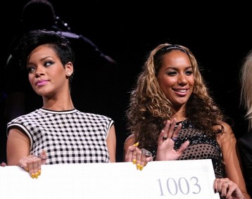 Rihanna et Leona Lewis le 12 dcembre dernier   New York
