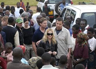 Madonna au Malawi