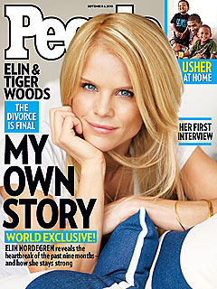 Elin Nordegren en couverture de ''People'' magazine aux Etats-Unis