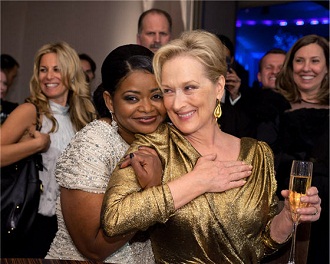 Octavia Spencer et Meryl Streep clbrent leurs oscars au ''bal des gouverneurs'' aprs la crmonie
