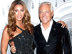 Beyonce et Giorgio Armani