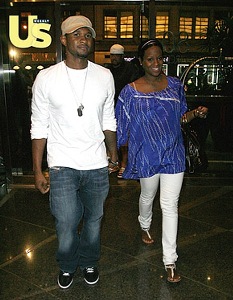 Usher et Tameka mardi à New-York