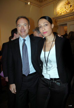 Rene Clment avec Renaud Dutreuil, ancien ministre des PME, et parrain de la DRIM