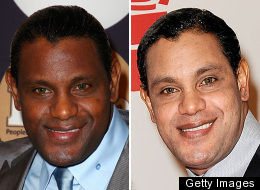 A gauche, Sammy Sosa il y a quelques mois. A droite, Sammy Sosa il y a quelques jours...