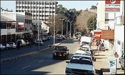 Une rue de Mbabane